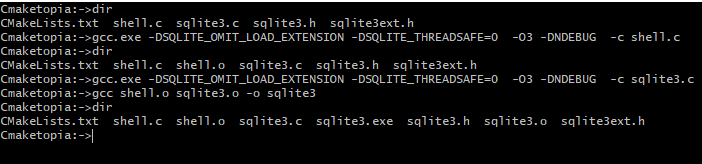 SQLite and msvc